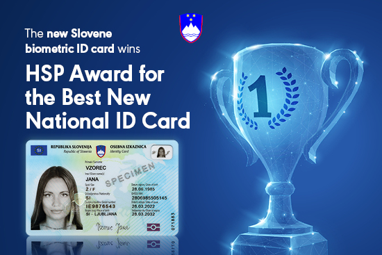 Las tarjetas de identificación biométricas eslovenas reciben un prestigioso premio internacional