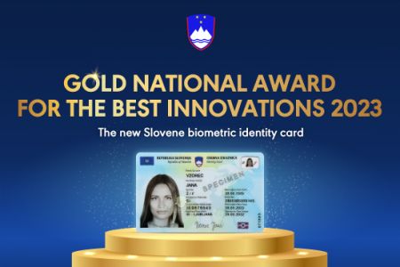 La carte d’identité biométrique slovène a obtenu la Médaille d’or de la meilleure innovation 2023